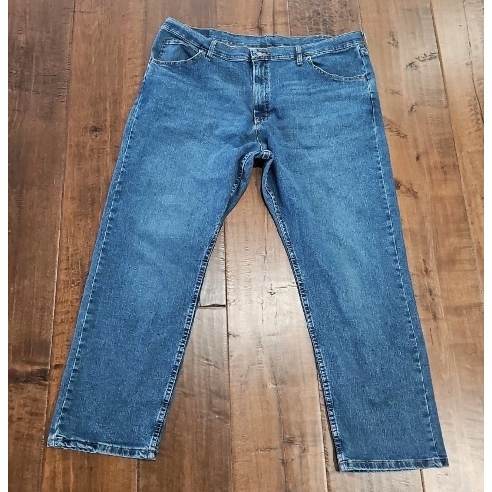 Wrangler Jeans Mens 40 ×30 Blue Regular Fit Cowboy Ranch Western Workwear